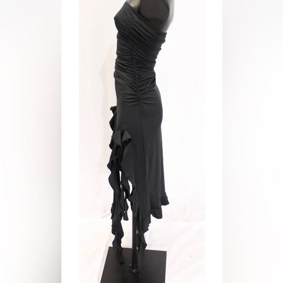 Urban Revivo Elegant Black ruffle Dress XS - Picture 4 of 5
